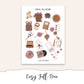 COZY FALL Mini Journal Sticker Kit