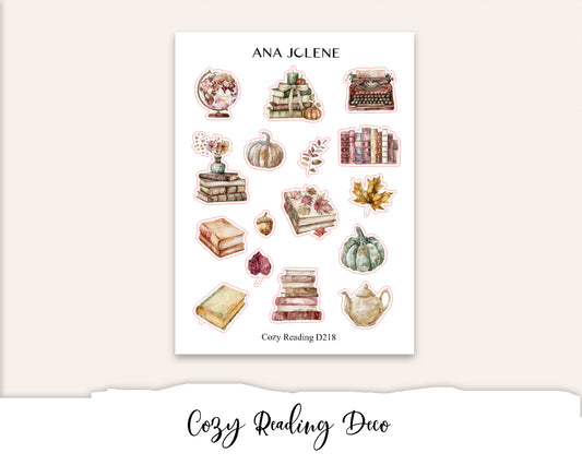 COZY READING Deco Stickers