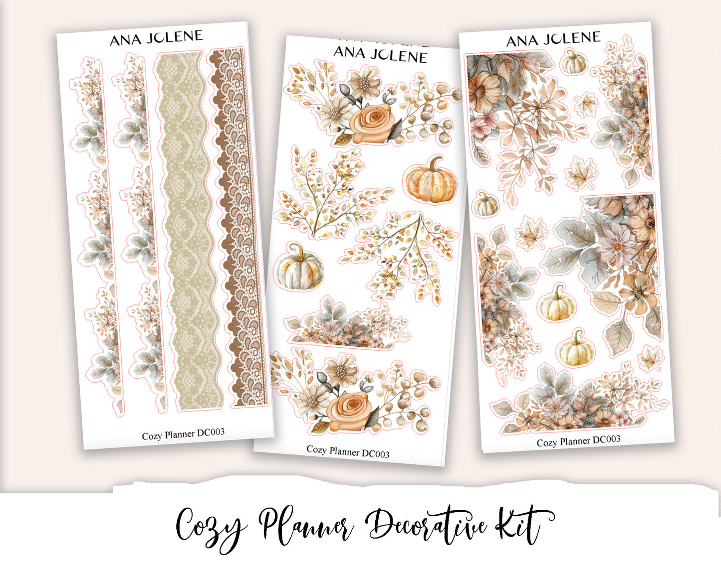 COZY PLANNER Decorative Planner Sticker Kit