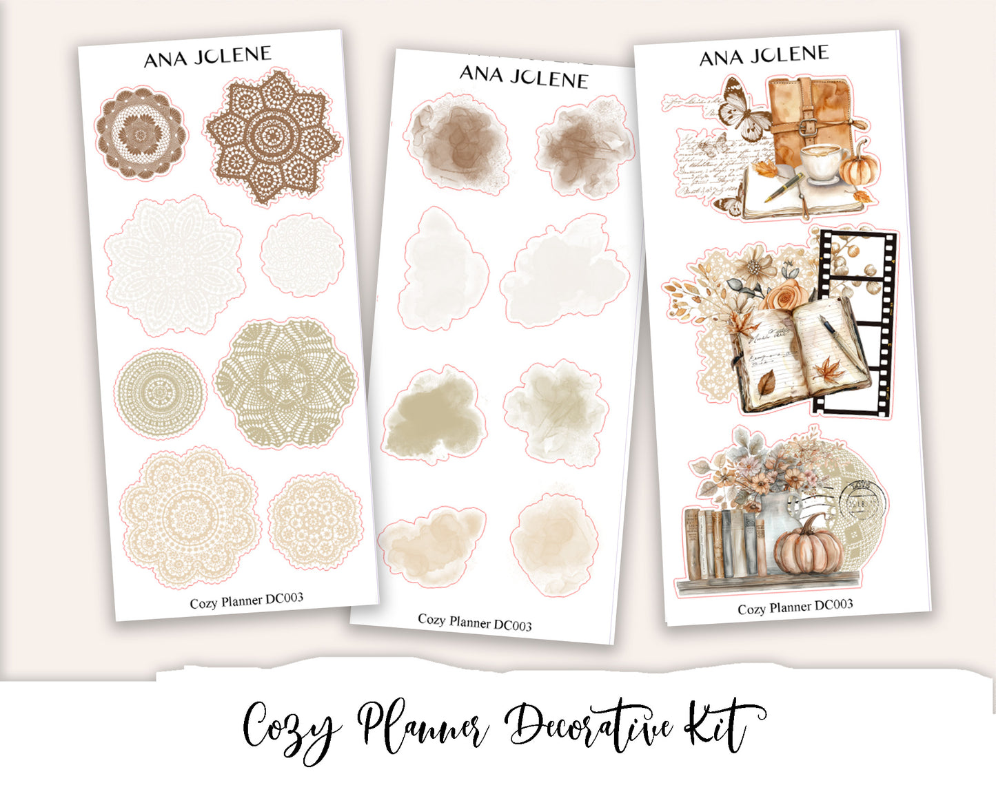 COZY PLANNER Decorative Planner Sticker Kit