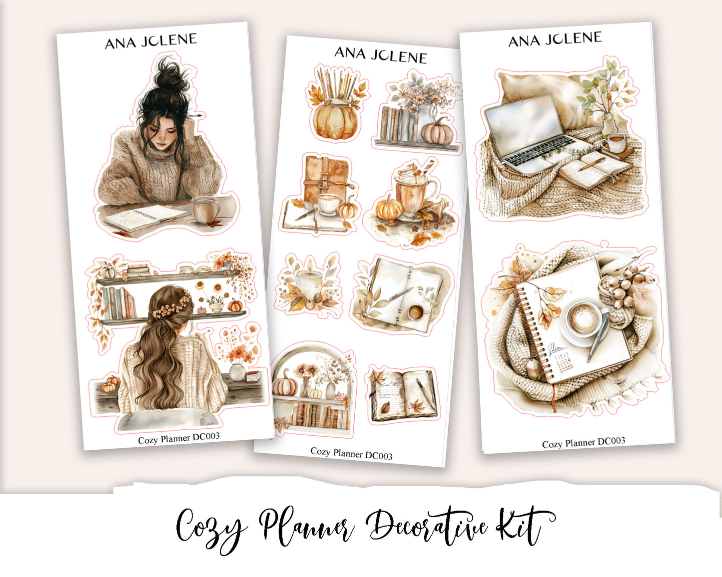 COZY PLANNER Decorative Planner Sticker Kit