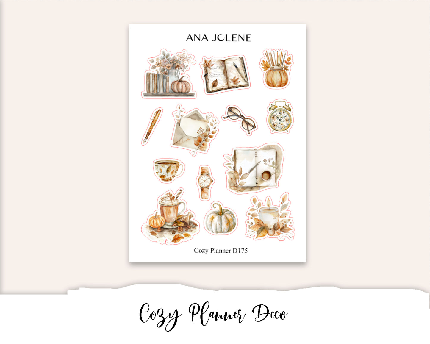 COZY PLANNER Decorative Planner Sticker Kit