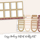 COZY READING Planner Sticker Kit (Vertical Weekly)