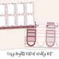 COZY NIGHTS Planner Sticker Kit (Vertical Weekly)