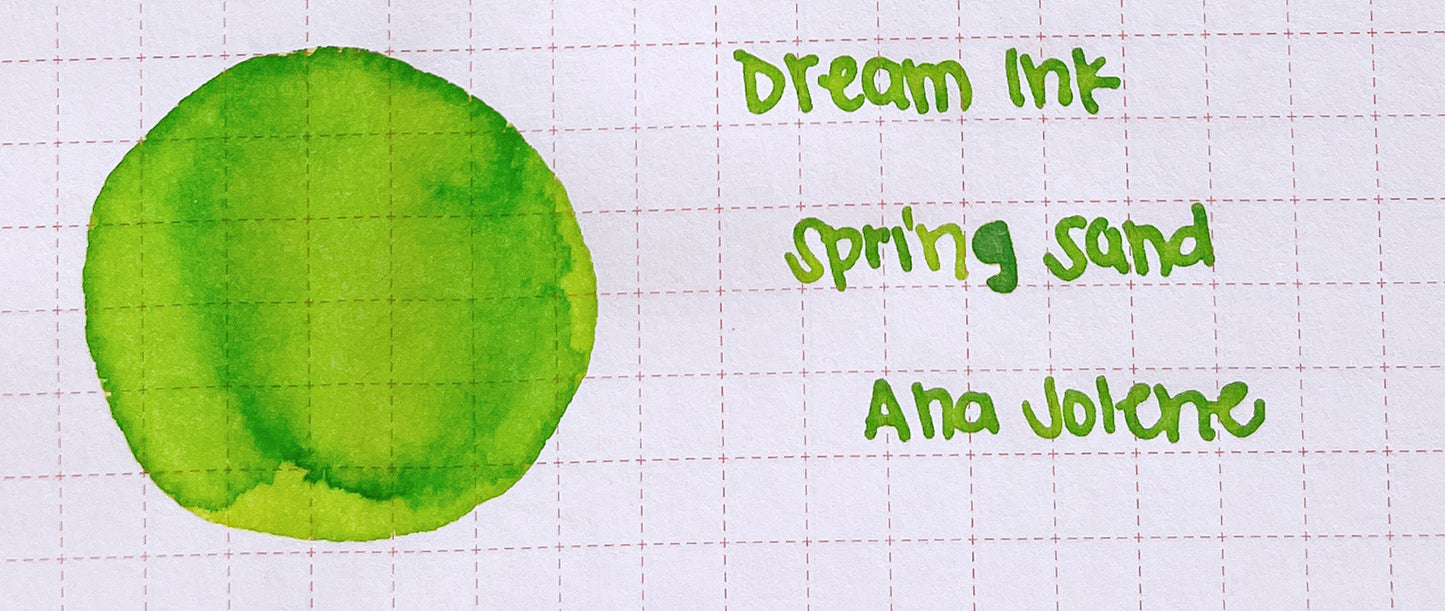 Dream Ink Fountain Pen Ink Samples