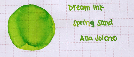 Dream Ink Fountain Pen Ink Samples