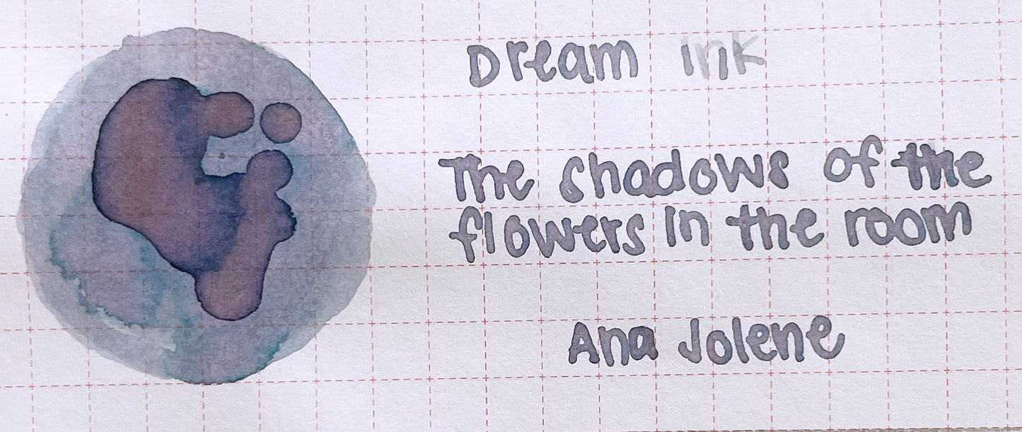 Dream Ink Fountain Pen Ink Samples