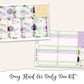 DACEY FLORAL EC A5 Daily Duo Planner Sticker Kit (Erin Condren)