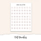 GRACE FLORAL Hobonichi Cousin Weekly Planner Sticker Kit