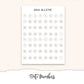FLOWER MARKET Hobonichi Cousin Weekly Planner Sticker Kit