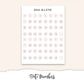 LEAVES Hobonichi Cousin Weekly Planner Sticker Kit