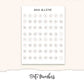 MAGIC KINGDOM Hobonichi Cousin Weekly Planner Sticker Kit