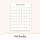 STRAWBERRY PATCH Hobonichi Cousin Weekly Planner Sticker Kit