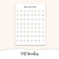 SUMMER BEACH Hobonichi Cousin Weekly Planner Sticker Kit