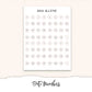 LUCKY Hobonichi Weeks Planner Sticker Kit