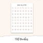 COTTAGE GARDEN Hobonichi Cousin Weekly Planner Sticker Kit