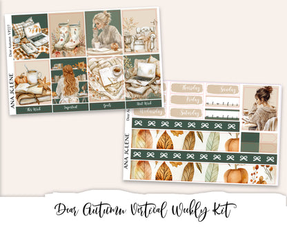 DEAR AUTUMN Planner Sticker Kit (Vertical Weekly)