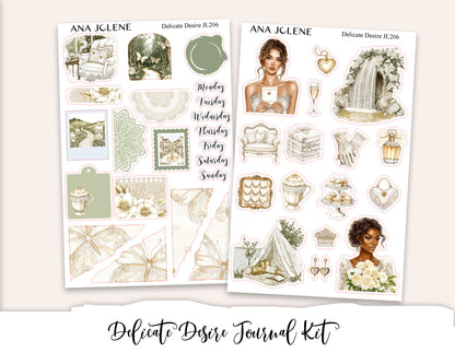 DELICATE DESIRE Mini Journal Sticker Kit