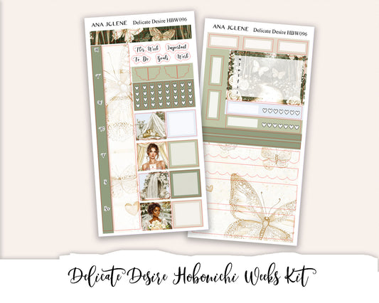 DELICATE DESIRE  Hobonichi Weeks Planner Sticker Kit