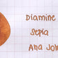Diamine Fountain Pen Ink Samples