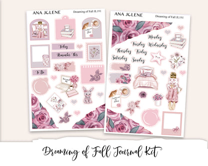 DREAMING OF FALL Mini Journal Sticker Kit
