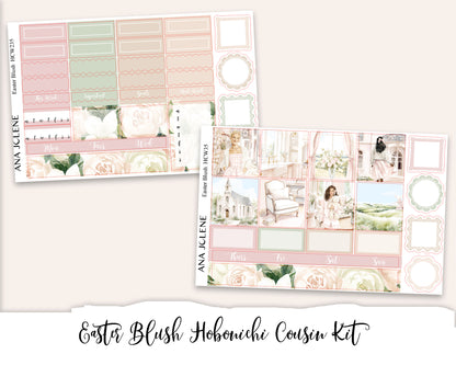 EASTER BLUSH Hobonichi Cousin Weekly Planner Sticker Kit