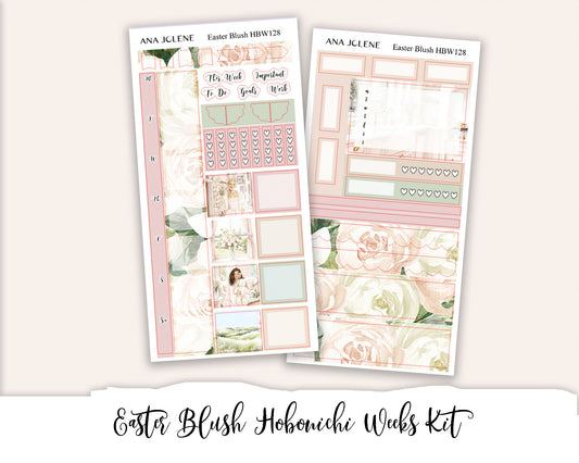 EASTER BLUSH Hobonichi Weeks Planner Sticker Kit