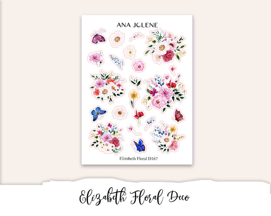 ELIZABETH FLORAL Deco Stickers