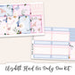 ELIZABETH FLORAL EC A5 Daily Duo Planner Sticker Kit (Erin Condren)