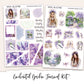 ENCHANTED GARDEN  Planner Sticker Kit (Vertical Weekly)