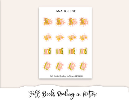 FALL BOOKS Deco Stickers