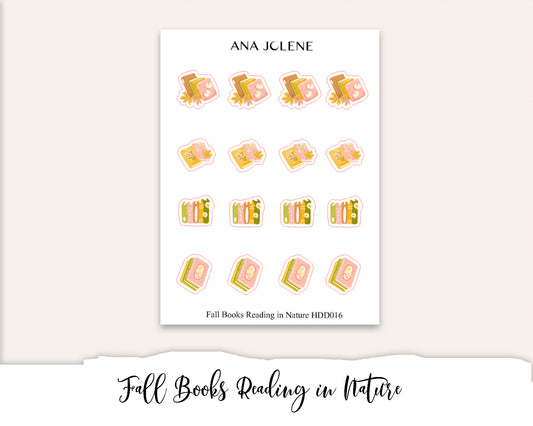 FALL BOOKS Deco Stickers