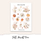 FALL HARVEST Mini Journal Sticker Kit