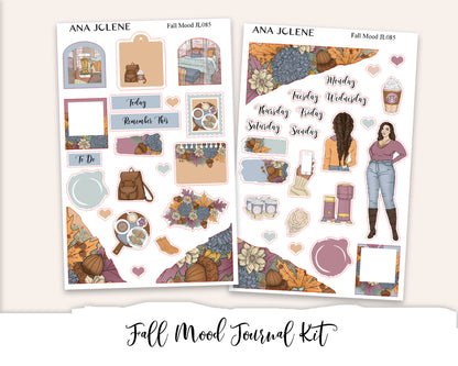 FALL MOOD Mini Journal Sticker Kit