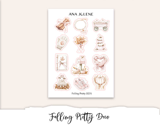 FALLING PRETTY Deco Stickers