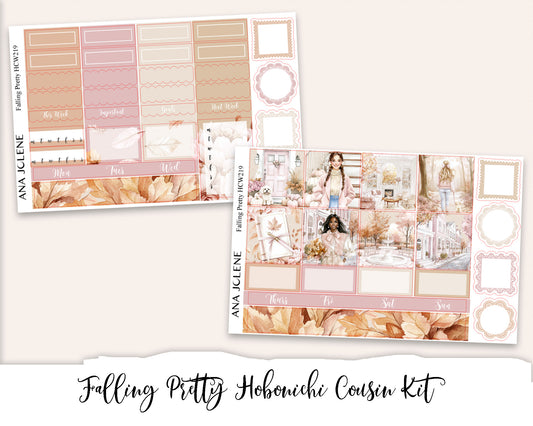 FALLING PRETTY Hobonichi Cousin Weekly Planner Sticker Kit