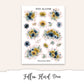 FALLON FLORAL Planner Sticker Kit (Vertical Weekly)