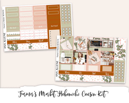 FARMER'S MARKET Hobonichi Cousin Weekly Planner Sticker Kit