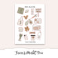 FARMER'S MARKET Planner Sticker Kit (Vertical Weekly)