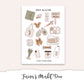 FARMER'S MARKET Mini Journal Sticker Kit
