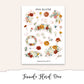FINNOLA FLORAL Planner Sticker Kit (Vertical Weekly)