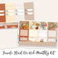 FINNOLA FLORAL Monthly Planner Sticker Kit (A5Wide)