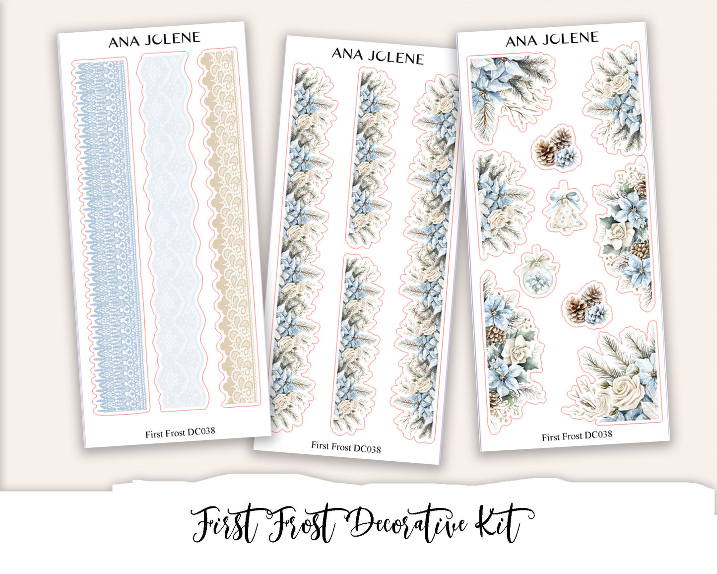 FIRST FROST Decorative Planner Sticker Kit