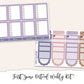 FIRST SNOW Planner Sticker Kit (Vertical Weekly)