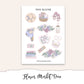 FLOWER MARKET Planner Sticker Kit (Vertical Weekly)