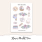 FLOWER MARKET Hobonichi Weeks Planner Sticker Kit