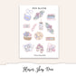 FLOWER SHOP Planner Sticker Kit (Vertical Weekly)