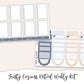 FROSTY COZINESS  Planner Sticker Kit (Vertical Weekly)