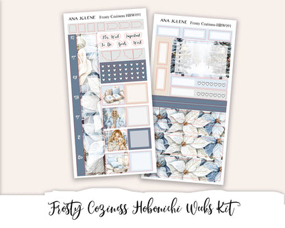 FROSTY COZINESS  Hobonichi Weeks Planner Sticker Kit