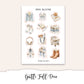 GENTLE FALL Decorative Planner Sticker Kit